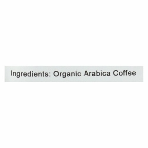 Equal Exchange Organic Drip Coffee - Decaf - Case of 6 - 12 oz. Perspective: back