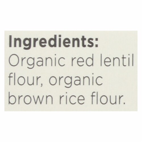 Explore Cuisine Organic Red Lentil Spaghetti - Spaghetti - Case of 12 - 8 oz. Perspective: back