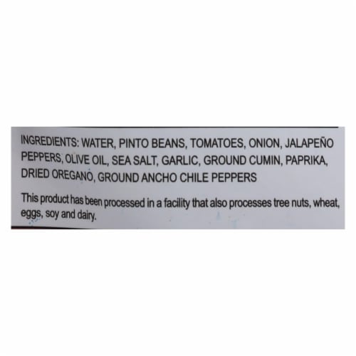 Fillo's Beans - Tex Mex Pinto - Case of 6 - 10 oz. Perspective: back