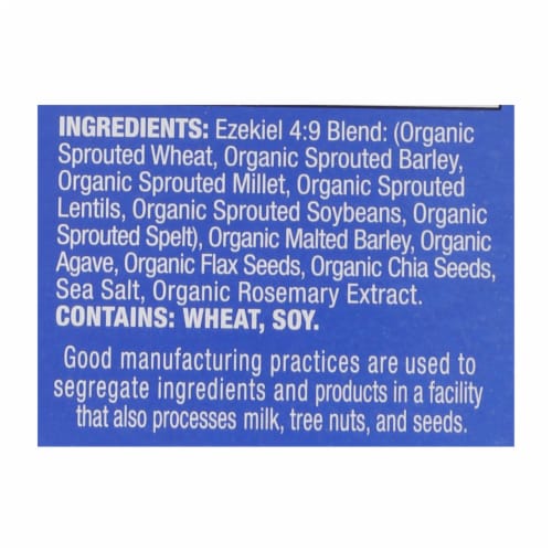 Food For Life Ezekiel 4:9 Sprouted Flourless Flake Cereal  - Case of 6 - 14 oz. Perspective: back