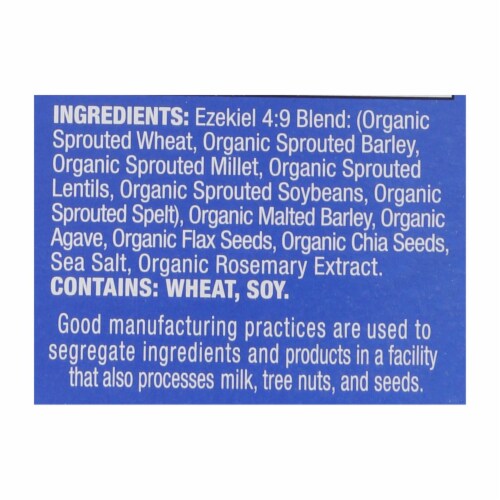 Food For Life Ezekiel 4:9 Sprouted Flourless Flake Cereal  - Case of 6 - 14 oz. Perspective: back