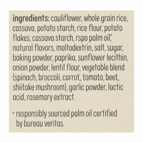 From The Ground Up - Cauliflower Crackers - Cheddar - Case of 6 - 4 oz. Perspective: back