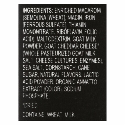 Funny Farm By La Loo's Goat Cheddar Cheese Macaroni & Cheese Dinner  - Case of 8 - 6 oz. Perspective: back
