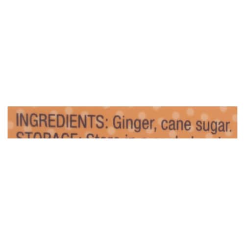 Ginger People - Crystallized Ginger - Case of 12 - 3.5 oz. Perspective: back