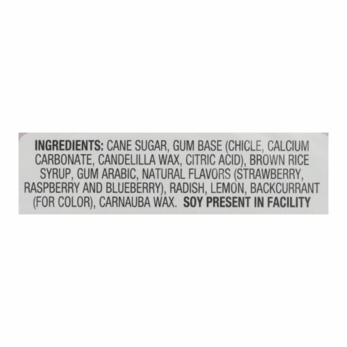 Glee Gum Chewing Gum - Triple Berry - Case of 12 - 16 Pieces Perspective: back