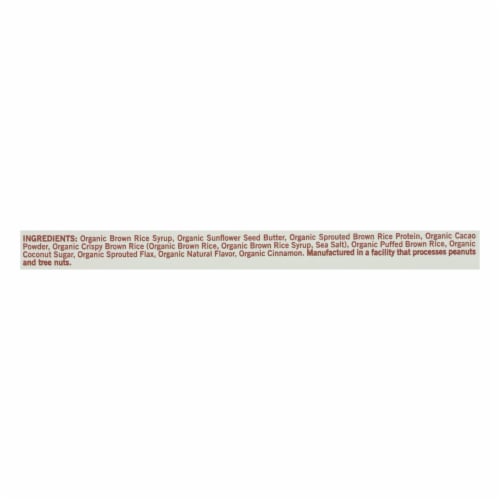 GoMacro Organic Macrobar - Sunflower Butter and Chocolate - 2.3 oz Bars - Case of 12 Perspective: back