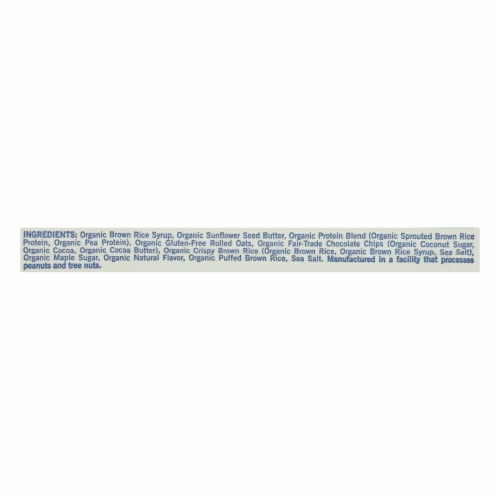 Gomacro - Bars Oatmeal Cchip - Case of 12 - 2.3 oz. Perspective: back