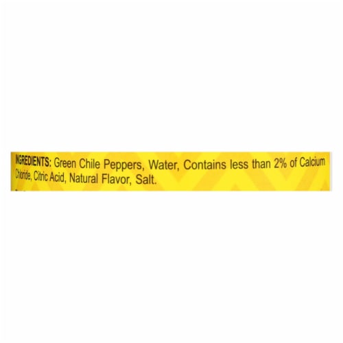 Hatch Chili Hatch Diced Hot green Chilies - Diced Green Chiles - Case of 24 - 4 oz. Perspective: back