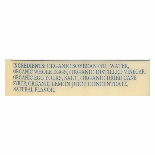 Hellman's Organic Mayonnaise  - Case of 6 - 15 oz. Perspective: back