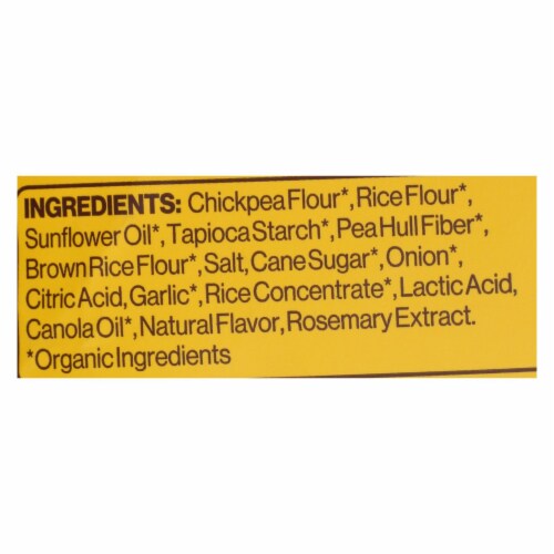 Hippeas Chickpea Puff - Organic - White Cheddar - Case of 12 - 4 oz. Perspective: back