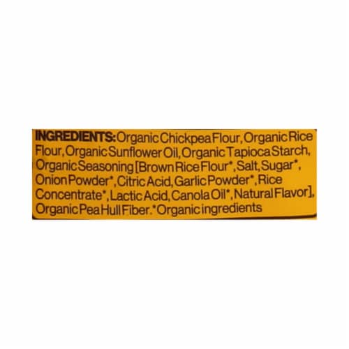 Hippeas - Chickpea Puff White Chedder - Case of 6-1.5 oz. Perspective: back