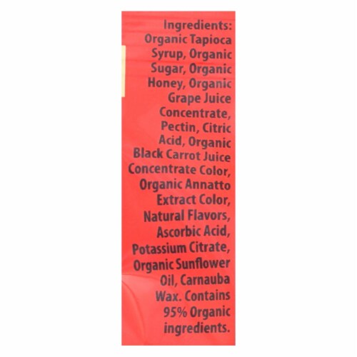 Honey Stinger Energy Chew - Organic - Fruit Smoothie - 1.8 oz - case of 12 Perspective: back