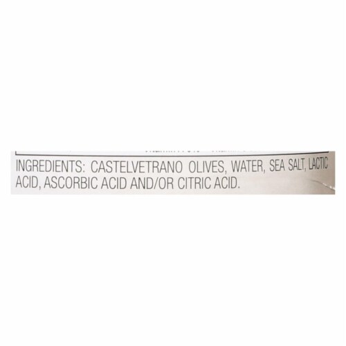 Jeff's Garden - Castelvetrano Olives - Pitted - Case of 6 - 5.5 oz. Perspective: back