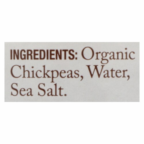 Jovial - Organic Chickpeas - Case of 6 - 13 oz. Perspective: back