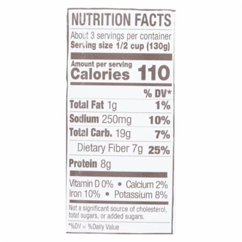 Jovial - Beans Organic Kidney - Case of 6 - 13 oz. Perspective: back