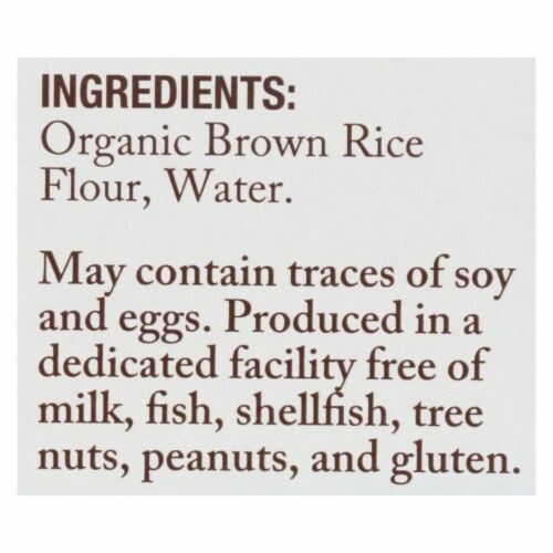Jovial - Pasta - Organic - Brown Rice - Lasagna - 9 oz - case of 12 Perspective: back