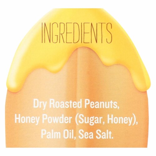 Justin's Nut Butter Squeeze Pack - Peanut Butter - Honey - Case of 10 - 1.15 oz. Perspective: back