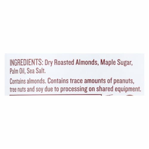 Justin's Nut Butter Almond Butter - Maple - Case of 6 - 16 oz. Perspective: back
