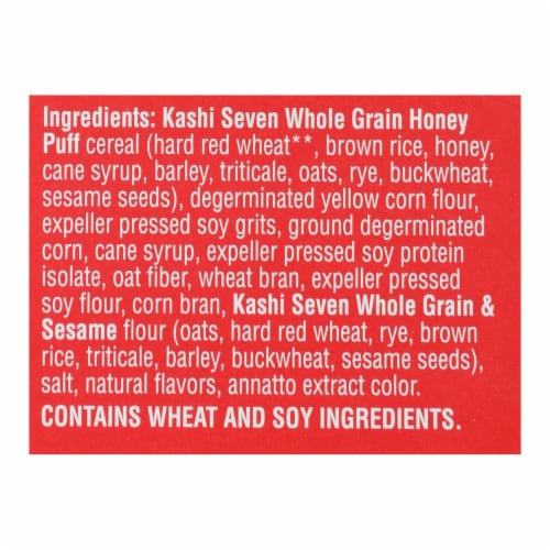 Kashi Cereal - Multigrain - Golean - Original - 13.1 oz - case of 10 Perspective: back