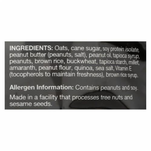 Kind Healthy Grains Peanut Butter Whole Grain Clusters - 11 oz - Case of 6 Perspective: back