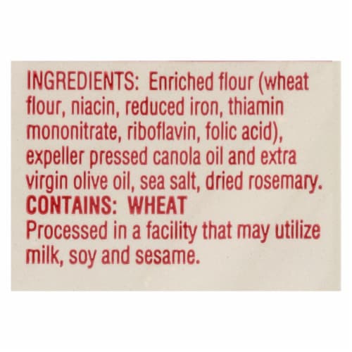 Lapanzanella Mini Croccantini - Rosemary - Case of 12 - 6 oz. Perspective: back