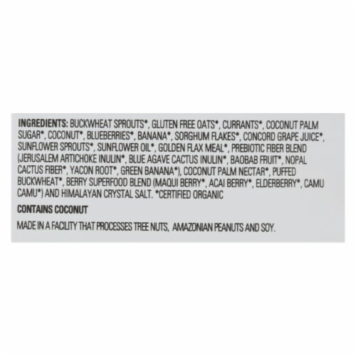 Living Intentions Activated Superfood Cereal - Case of 6 - 9 oz. Perspective: back