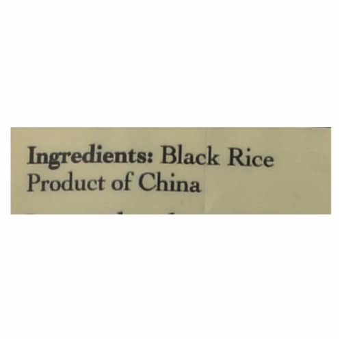 Lotus Foods Heirloom Forbidden Black Rice - Case of 6 - 15 oz. Perspective: back