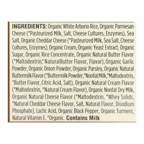 Lundberg Family Farms Organic Risotto - Creamy Parmesan - Case of 6 - 5.5 oz. Perspective: back