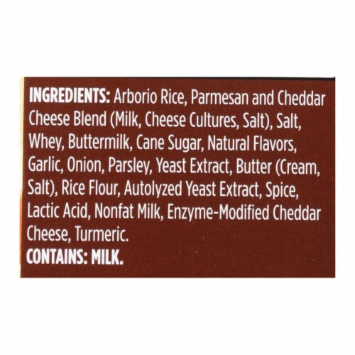 Lundberg Family Farms Risotto Creamy Parmesan - Case of 6 - 5.5 oz. Perspective: back
