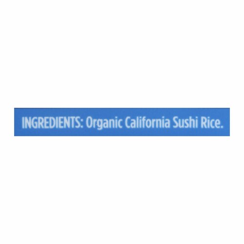 Lundberg Family Farms Organic Sushi White Rice - Case of 6 - 2 lb. Perspective: back