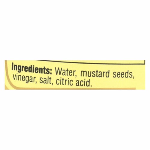 Maille Mustard - Dijon - Origale - Natural - Traditional - 7.5 oz - case of 6 Perspective: back
