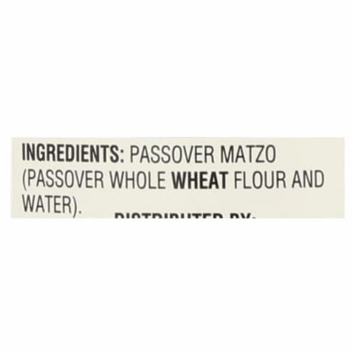 Manischewitz - Matzo Meal - Whole Grain - Case of 12 - 1 lb. Perspective: back