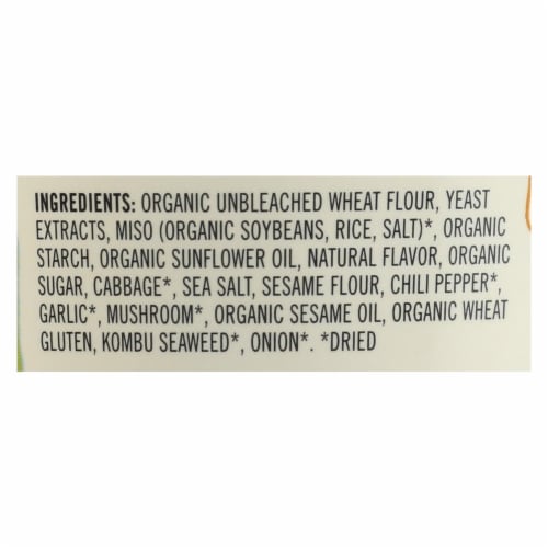 Mike's Mighty Good Vegetarian Vegetable Ramen Soup - Case of 6 - 1.9 oz. Perspective: back