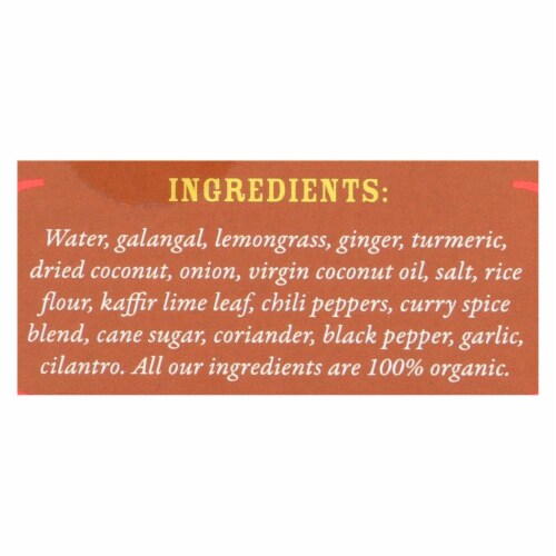 Mike's Organic Curry Love - Organic Curry Paste - Yellow Thai - Case of 6 - 2.8 oz. Perspective: back