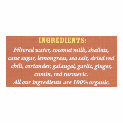 Mike's Organic Curry Love - Organic Curry Simmer Sauce - Yellow Thai - Case of 6 - 8.8 fl oz. Perspective: back