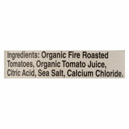 Muir Glen Fire Roasted Diced Tomatoes - Tomato - Case of 12 - 14.5 oz. Perspective: back