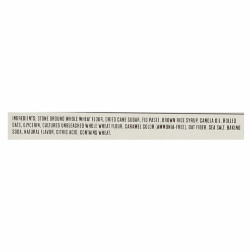 Nature's Bakery Stone Ground Whole Wheat Fig Bar - Original - Case of 12 - 2 oz. Perspective: back