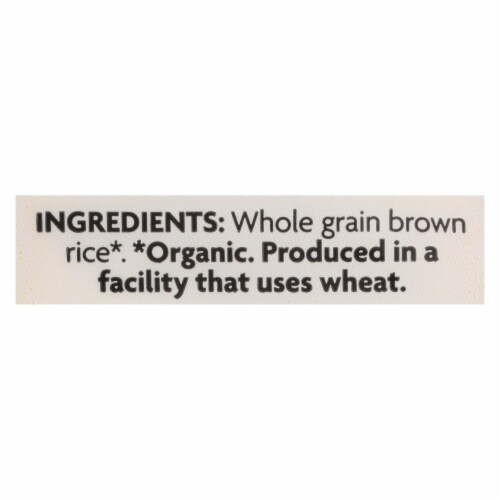 Nature's Path Organic Rice Puffs Cereal - Case of 12 - 6 oz. Perspective: back