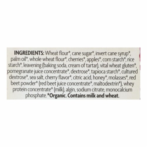 Nature's Path Organic Frosted Toaster Pastries - Cherry Pomegranate - Case of 12 - 11 oz. Perspective: back