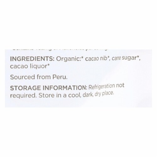 Navitas Naturals - Cacao Nibs Organic Sweetened - 8 oz. Perspective: back