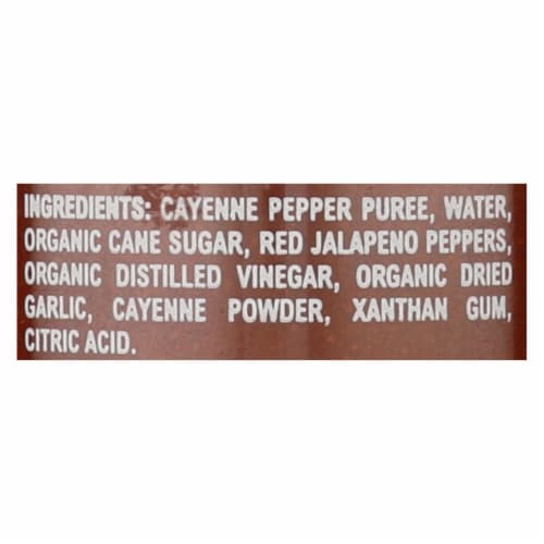 Organic Ville Organic Ville Sauce - Sriracha - Case of 6 - 18.5 Fl oz. Perspective: back