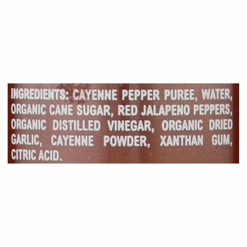 Organic Ville Organic Ville Sauce - Sriracha - Case of 6 - 18.5 Fl oz. Perspective: back