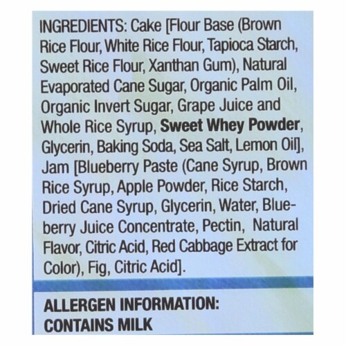 Pamela's Products - Figgies and Jammies Cookies - Blueberry and Fig - Case of 6 - 9 oz. Perspective: back