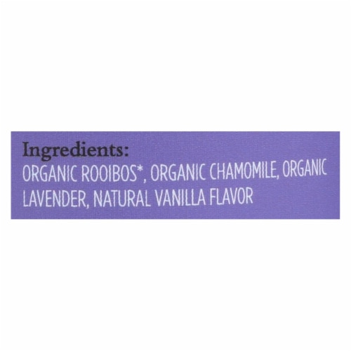 Paromi Tea - Organic - Roobios - Chamomile Lavender - Case of 6 - 15 BAG Perspective: back