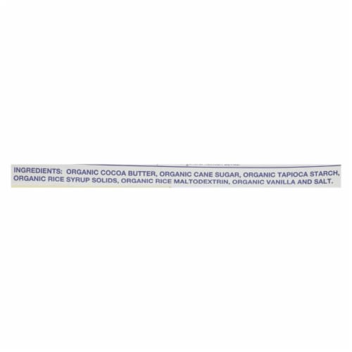 Pascha Organic Rice Milk Chocolate Baking Chips - White Chocolate - Case of 8 - 7 oz. Perspective: back