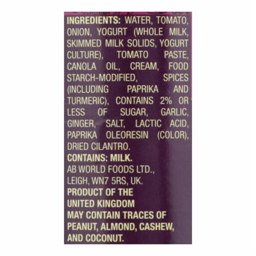 Pataks Simmer Sauce - Tikka Masala Curry - Medium - 15 oz - case of 6 Perspective: back