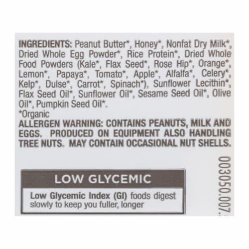 Perfect Bar Peanut Butter Bar - Case of 8 - 2.5 oz. Perspective: back