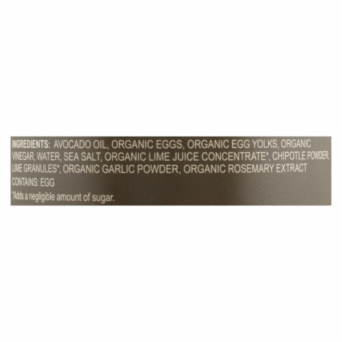 Primal Kitchen Chipotle Lime Mayo - Avocado Oil - Case of 6 - 12 oz. Perspective: back
