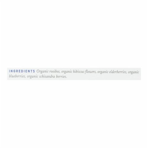 Rishi Organic Tea - Blueberry Hibiscus - Case of 6 - 15 Bags Perspective: back