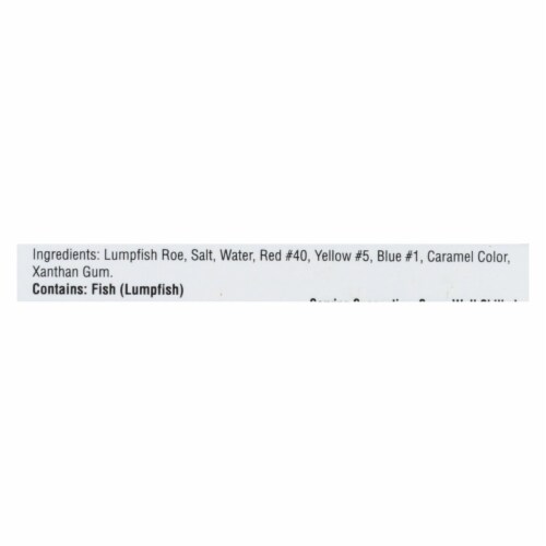 Romanoff Black Lumpfish Caviar - Case of 6 - 2 oz. Perspective: back
